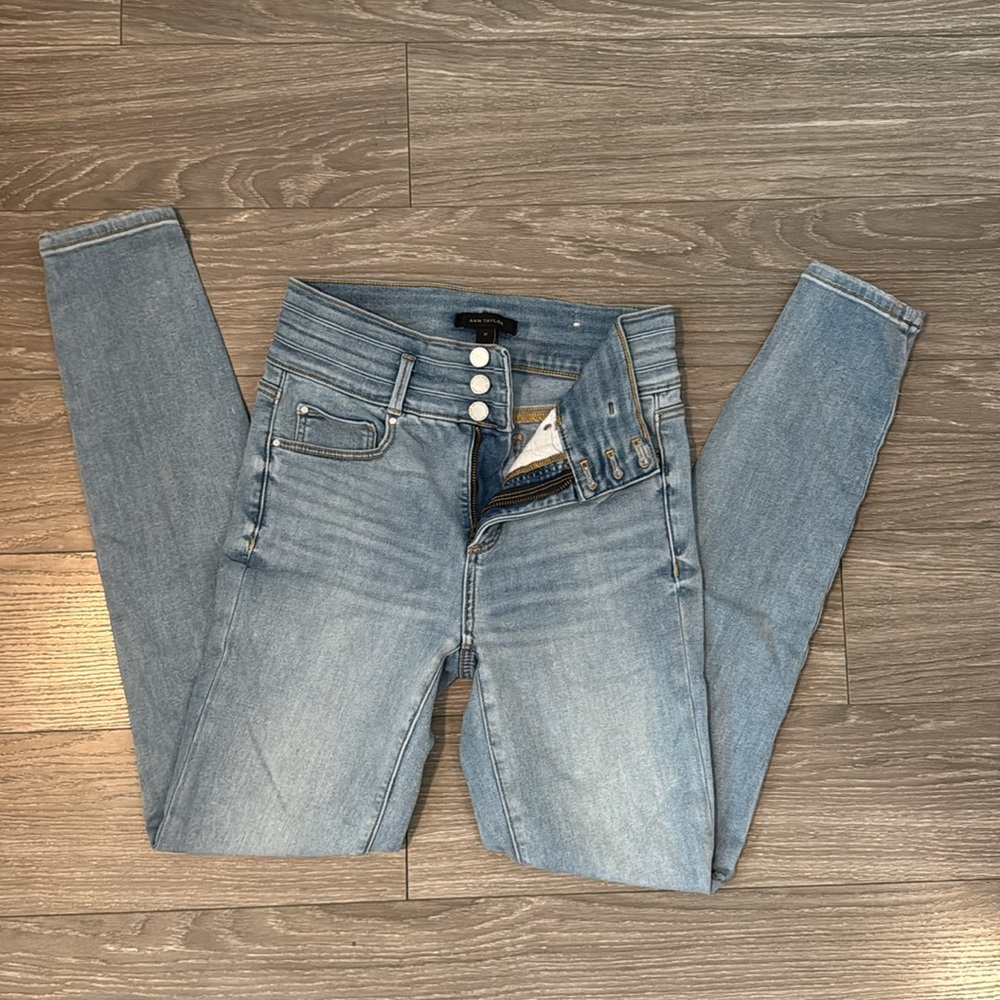 Ann Taylor Light Blue Skinny Jeans
